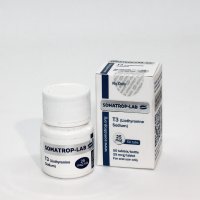 T3 (Liothyronine Sodium) - 50tabs/25mcg/tab - Somatrop-Lab