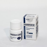 T4 (Levothyroxine sodium) - 50tabs/100mcg/tab - Somatrop-Lab